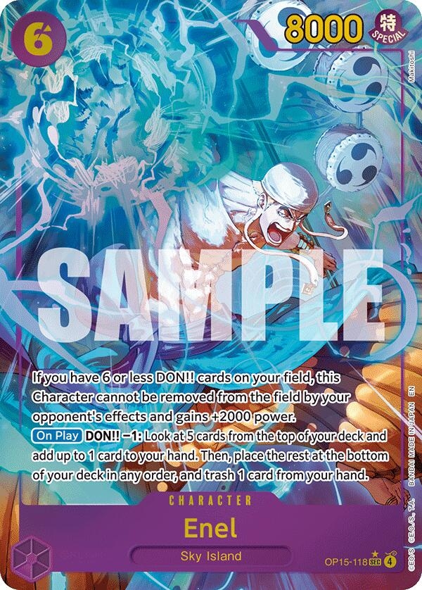 Enel (OP15-118) (Alternate Art) (OP15-118) (OP15-EB04)